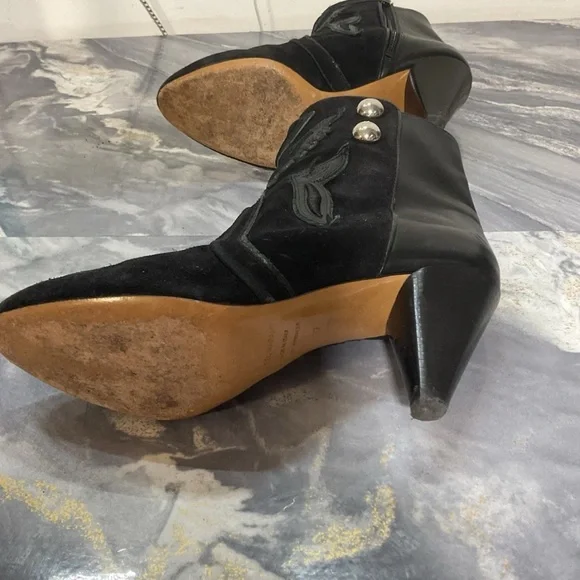 Isabel Marant Leather & Ankle Boots Size 37 - Picture 14 of 16